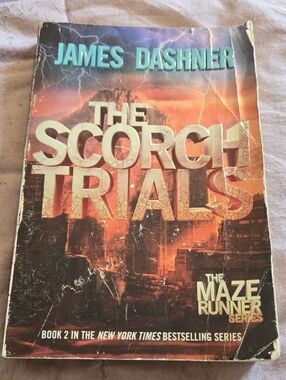 The Scorch Trials by James Dashner - Orange/Black Cover